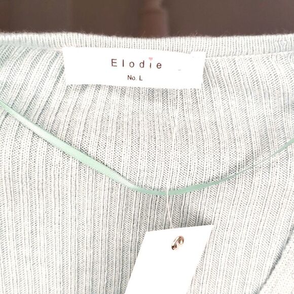 Elodie women's Green Sweater size L - Picture 2 of 4